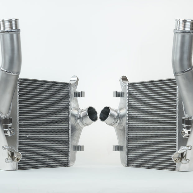Lamborghini Urus / Audi RS Q8 Twin Intercooler Set - Raw Billet