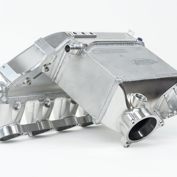 BMW S58 "Level-Up" Charge Air Cooler Manifold - Raw Billet