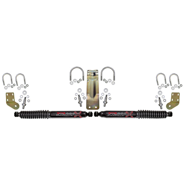 Black MAX Dual Stabilizer Kit With Black Cylinders And Black Boots.