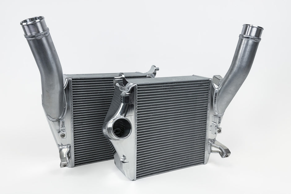 Audi SQ7 / SQ8 Twin Intercooler Set - Raw Billet