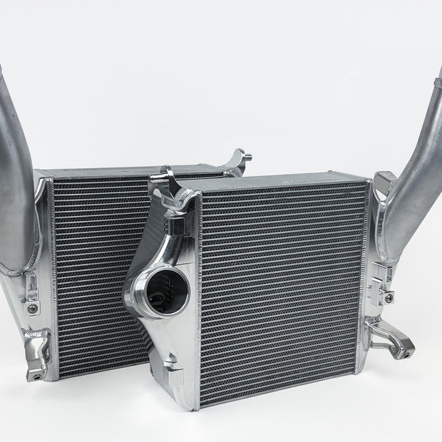 Audi SQ7 / SQ8 Twin Intercooler Set - Raw Billet