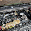 Car engine compartment with an S&B Hot and Cold Side Boot Kit for 1999.5-2003 Ford F250/F350, 7.3L Powerstroke