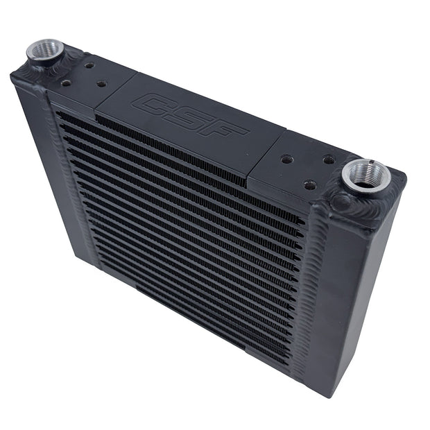 CSF Universal Large Single-Pass Oil Cooler - M22 X 1.5 - 12.0L X 9.33H X 2.16W