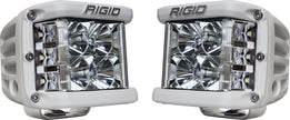 RIGID D-SS PRO Side Shooter Flood Optic Surface Mount White Housing Pair
