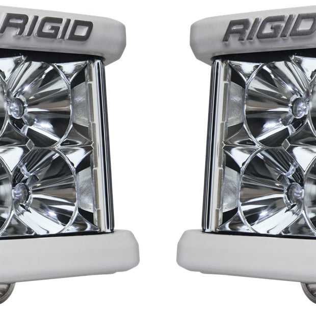 RIGID D-SS PRO Side Shooter Flood Optic Surface Mount White Housing Pair