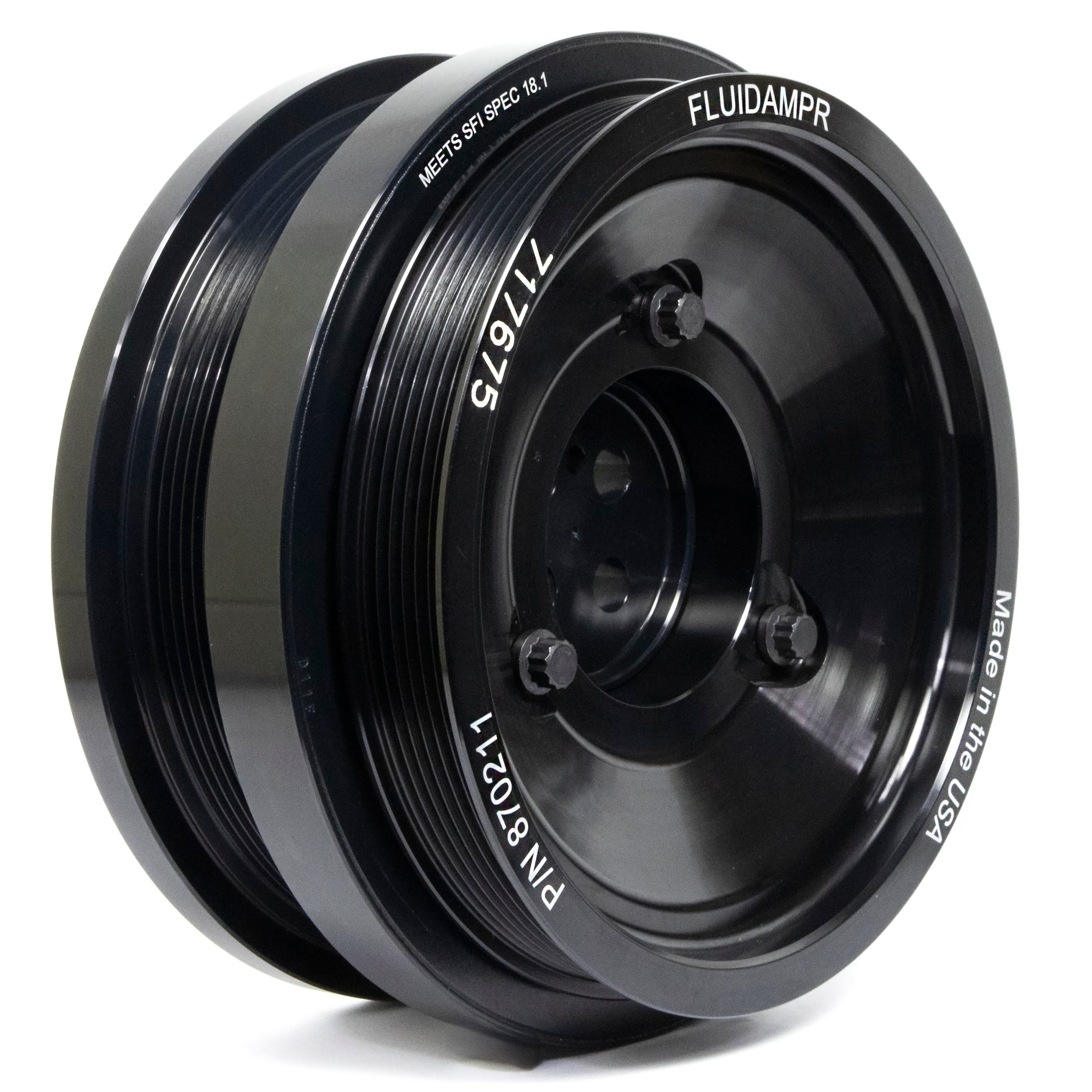 Fluidampr - 870211 - Harmonic Balancer - Fluidampr - Ford -2003-2007 -6.0L Power Stroke Dual Alt -Each