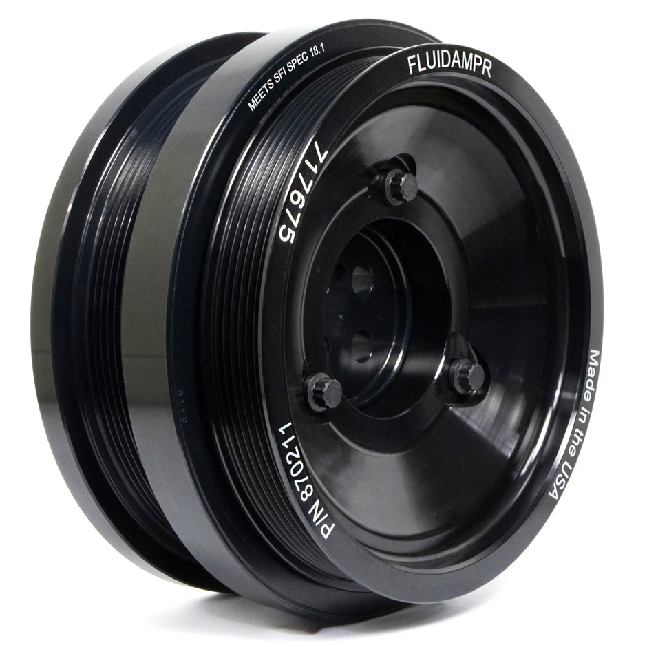 Fluidampr - 870211 - Harmonic Balancer - Fluidampr - Ford -2003-2007 -6.0L Power Stroke Dual Alt -Each