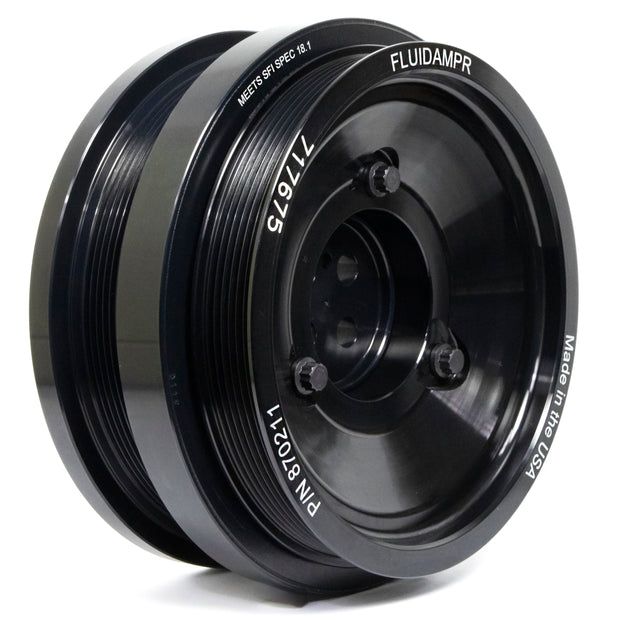 Fluidampr - 870211 - Harmonic Balancer - Fluidampr - Ford -2003-2007 -6.0L Power Stroke Dual Alt -Each