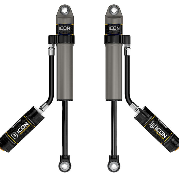 ICON 1997-2023 Nissan Patrol Y61 2" Lift Rear V.S. 2.5 Aluminum Series Shock Absorbers Remote Reservoir Pair