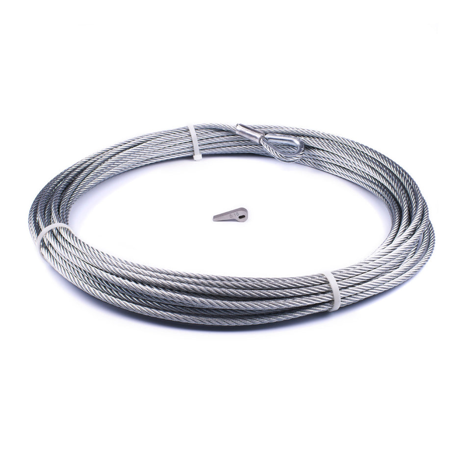 Replacement Steel Winch Rope - 5/16 In X 100 Ft  Galvanized  For ZEON 8