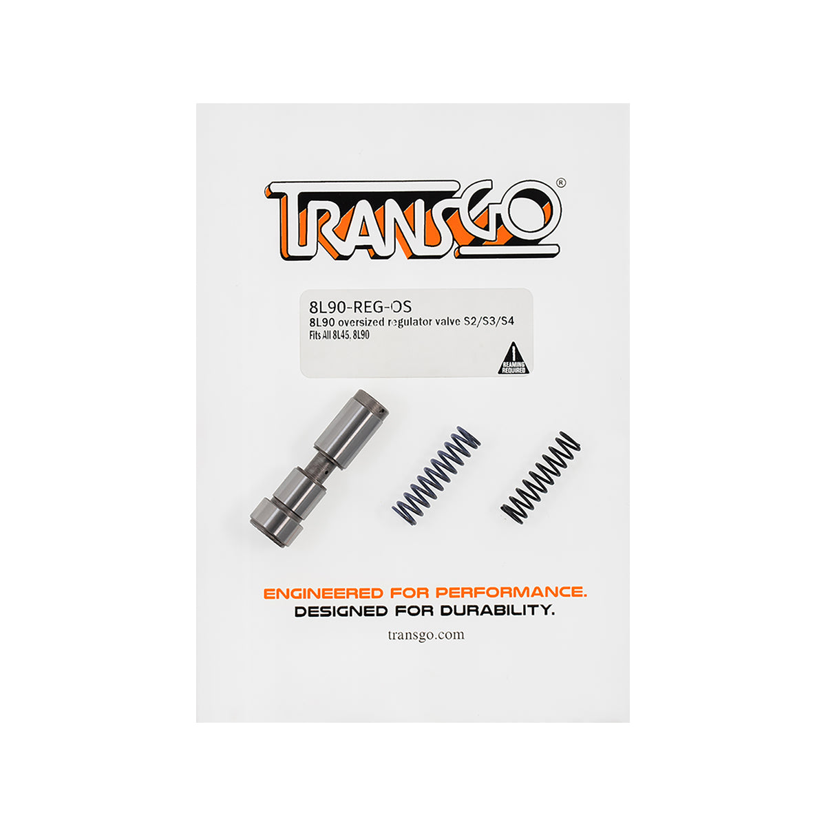 Oversize 8L45  8L90 TCC/S2/S3/(S4 Early) Regulator Valve