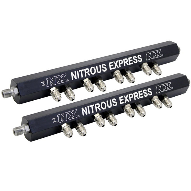 Nitrous Express - DISTRIBUTION RAIL KIT (SINGLE HOLE RAILS)  - 90001