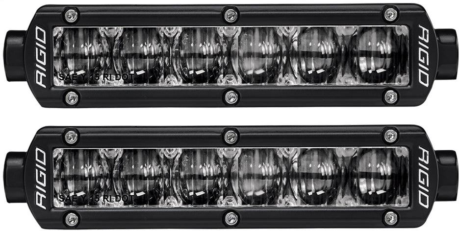 RIGID SR-Series DOT/SAE J583 6 Inch White LED Fog Light PAIR