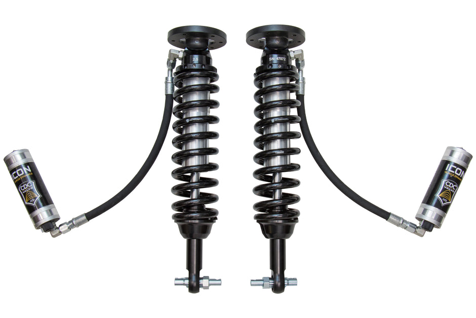 ICON 2014 Ford F-150 4WD 1.75-2.63” Lift Front V.S. 2.5 Series Coilover Kit Remote Reservoir W/ CDCV