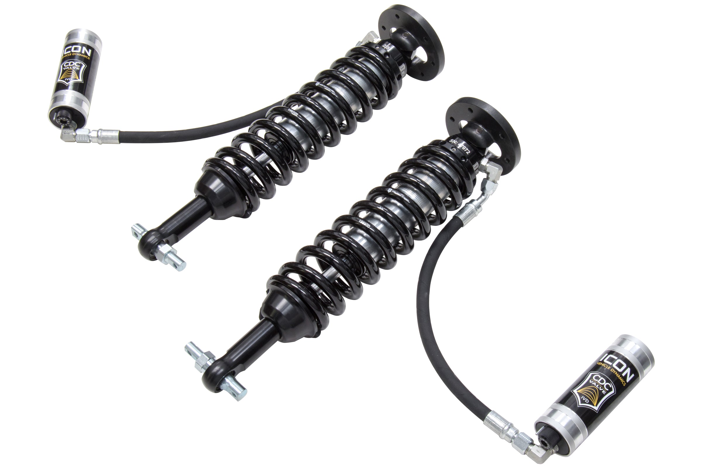 ICON 2014 Ford F-150 4WD 1.75-2.63” Lift Front V.S. 2.5 Series Coilover Kit Remote Reservoir W/ CDCV