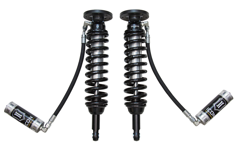 ICON 2009-2013 Ford F-150 4WD 1.75-2.63” Lift Front V.S. 2.5 Series Coilover Kit Remote Reservoir
