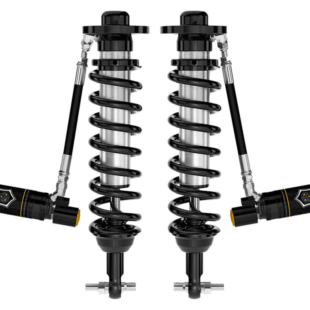 ICON 2021-2023 Ford F-150 2WD 0-3" Lift Front V.S. 2.5 Series Coilovers Remote Reservoir W/ CDEV Pair