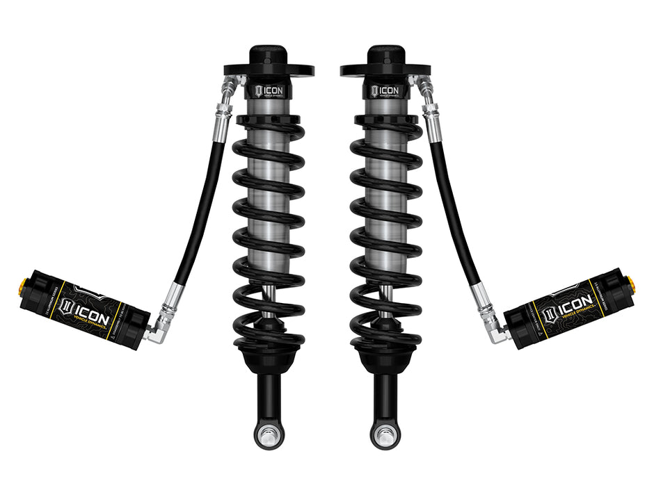 ICON 2021-2026 Ford F-150 2WD 0-3" Lift Front V.S. 2.5 Series Coilovers Extended Travel Remote Reservoir Pair