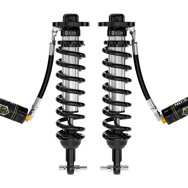 ICON 2021-2024 Ford F-150 4WD/Tremor 3.5-4.5"/2.5-3" Lift Front V.S. 2.5 Series Coilovers Remote Reservoir W/ CDCV Pair