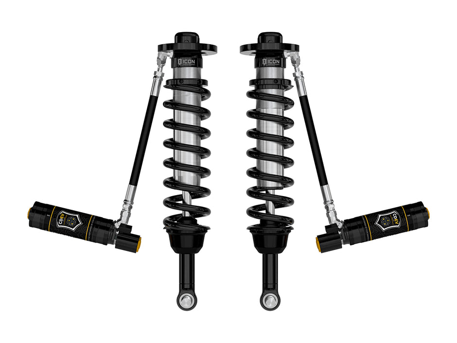 ICON 2021-2024 Ford F-150 4WD/Tremor 3.5-4.5"/2.5-3" Lift Front V.S. 2.5 Series Coilovers Remote Reservoir W/ CDEV Pair