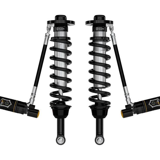 ICON 2021-2024 Ford F-150 4WD/Tremor 3.5-4.5"/2.5-3" Lift Front V.S. 2.5 Series Coilovers Remote Reservoir W/ CDEV Pair