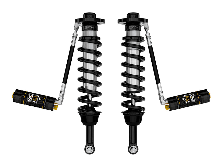 ICON 2021-2024 Ford F-150 4WD 2.75-3.5" Lift Front V.S. 2.5 Series Coilovers Remote Reservoir W/ CDCV Pair