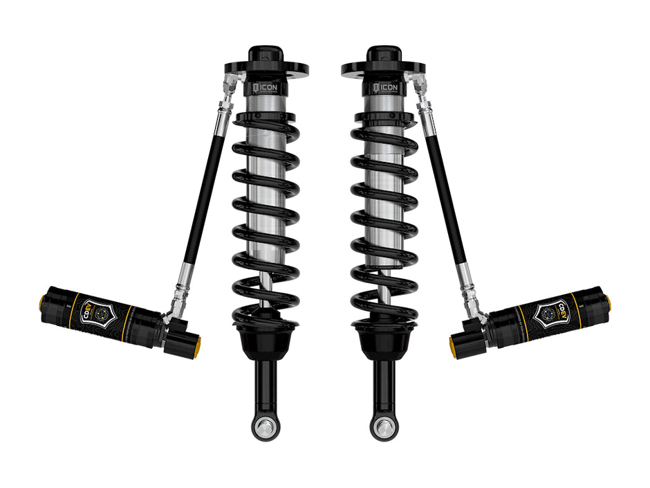 ICON 2021-2024 Ford F-150 4WD 2.75-3.5" Lift Front V.S. 2.5 Series Coilovers Remote Reservoir W/ CDEV Pair