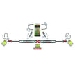 Skyjacker - DUAL STAB KT SILVER W/BK - 9203