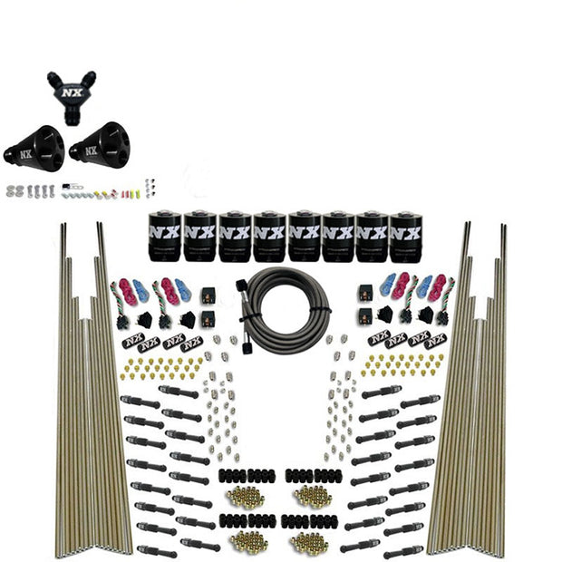 Nitrous Express - 8 CYL DRY DIRECT PORT FOUR STAGE 8 SOLENOIDS WITHOUT BOTTLE (200-600HP) - 93306-00