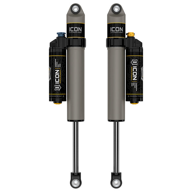 ICON 2021-2024 Ford F-150 4WD/F-150 Tremor 0-2" Lift Rear V.S. 2.5 Aluminum Series Shock Absorbers Piggyback Reservoir W/ CDXS Pair