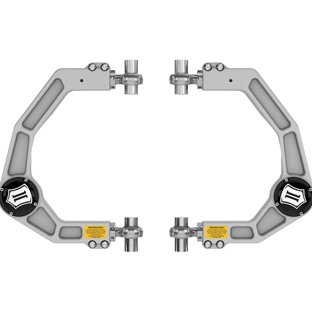 ICON 2021-2024 Ford F-150 Front Billet Upper Control Arms W/ Delta Joint Pro