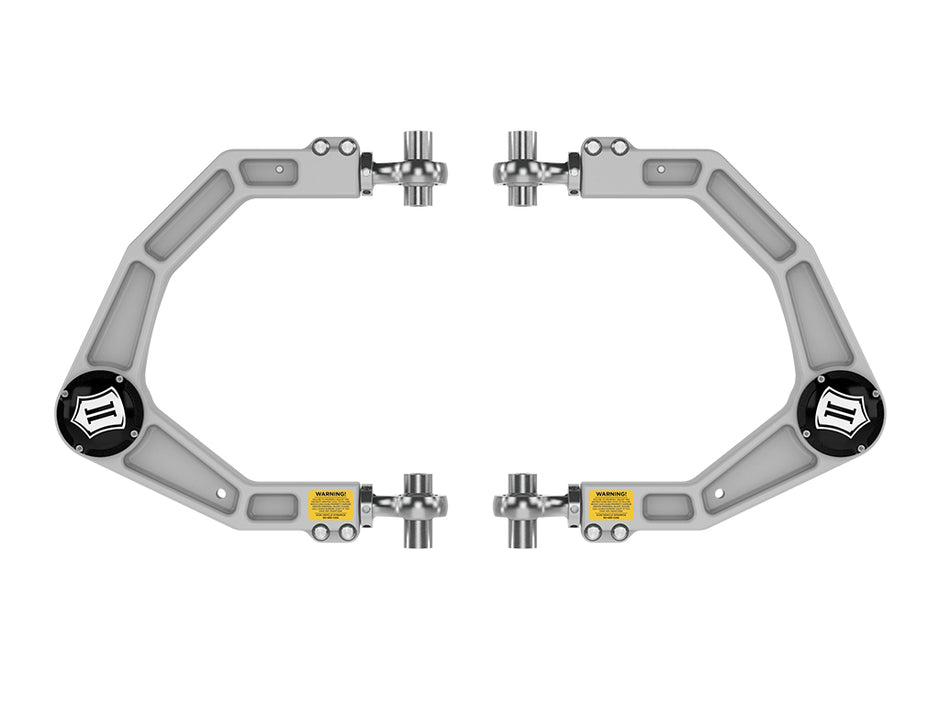 ICON 2021-2025 Ford F-150 Raptor Billet Upper Control Arm W/ Delta Joint Pro Kit