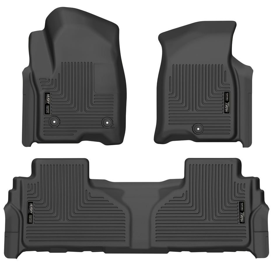 Husky Weatherbeater Front & 2nd Seat Floor Liners (Footwell Coverage) 99241