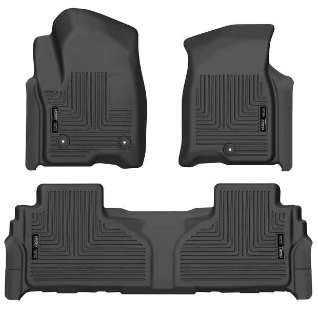 Husky Weatherbeater Front & 2nd Seat Floor Liners (Footwell Coverage) 99241