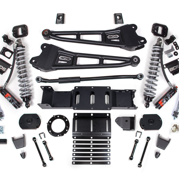 2019-2024 Ram 2500 4wd 3" Radius Arm Suspension Lift Kit  1.25" Rear  Coil Space