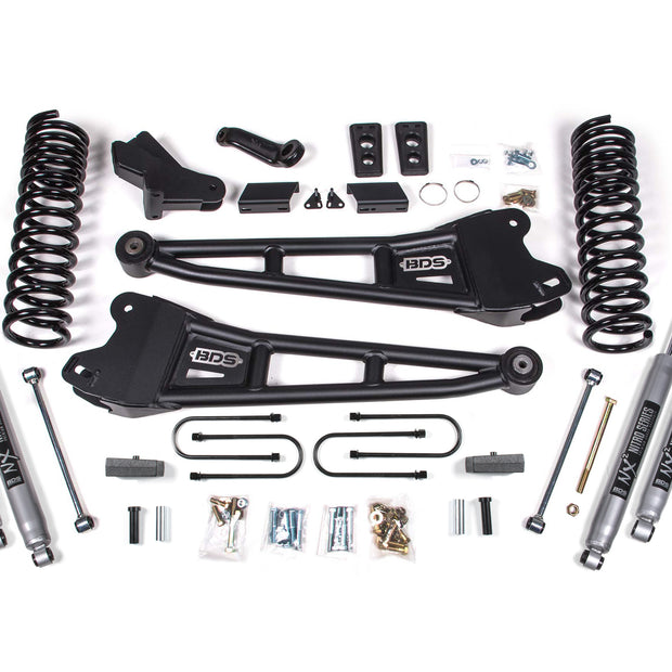 2013-2018 Ram 3500 4wd 4" Radius Arm Suspension Lift Kit  3" Rear  Block  Diesel