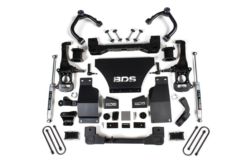 2025-2026 Chevy/GMC 1500 4wd 4" Suspension Lift Kit  V8 Gas  3" Rear  Block - Sp