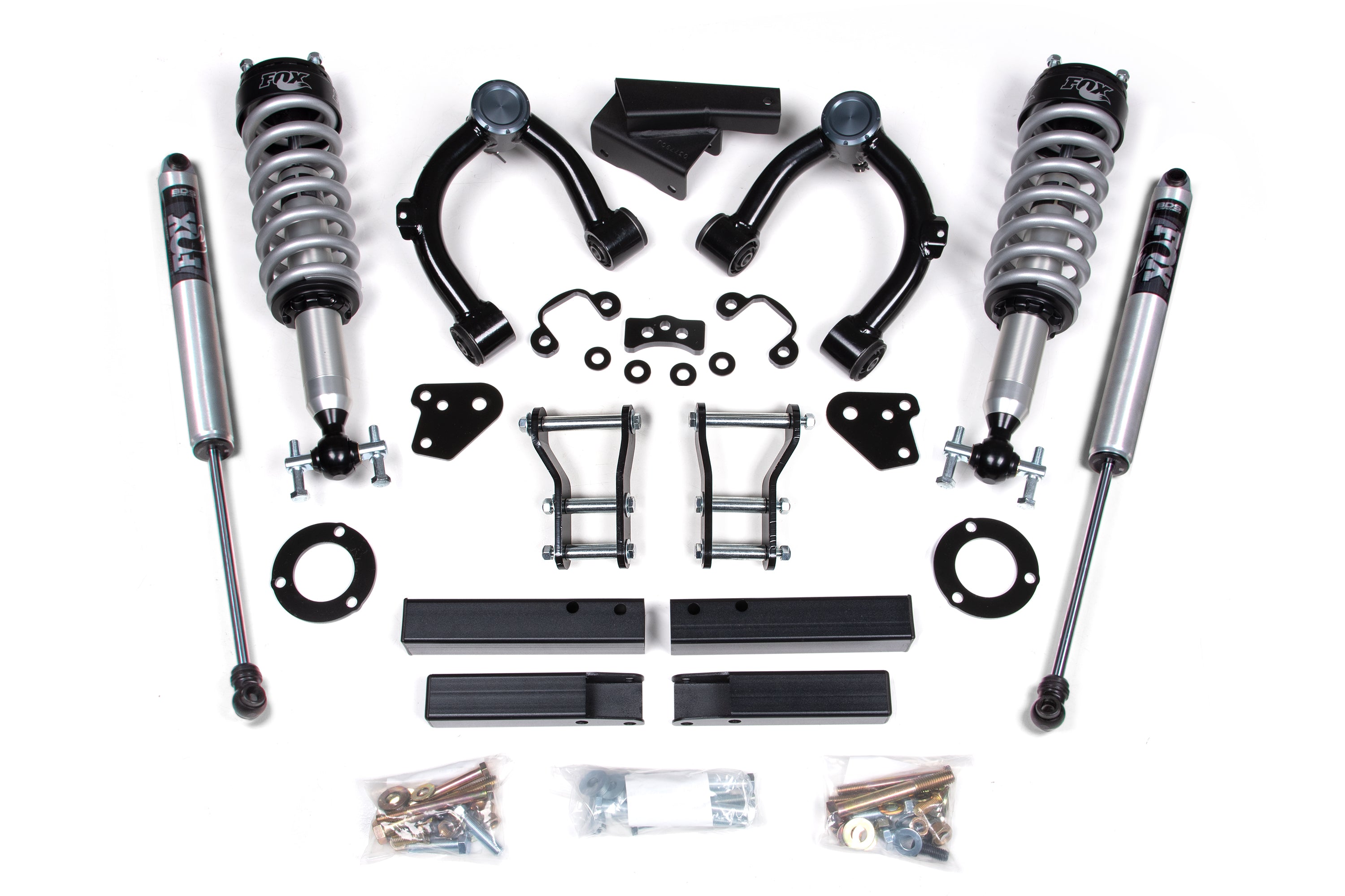 2019-2023 Ranger 3.5in Coilover Non Resi  BDS UCA  2.0 Rear Shocks W/ OE Aluminu