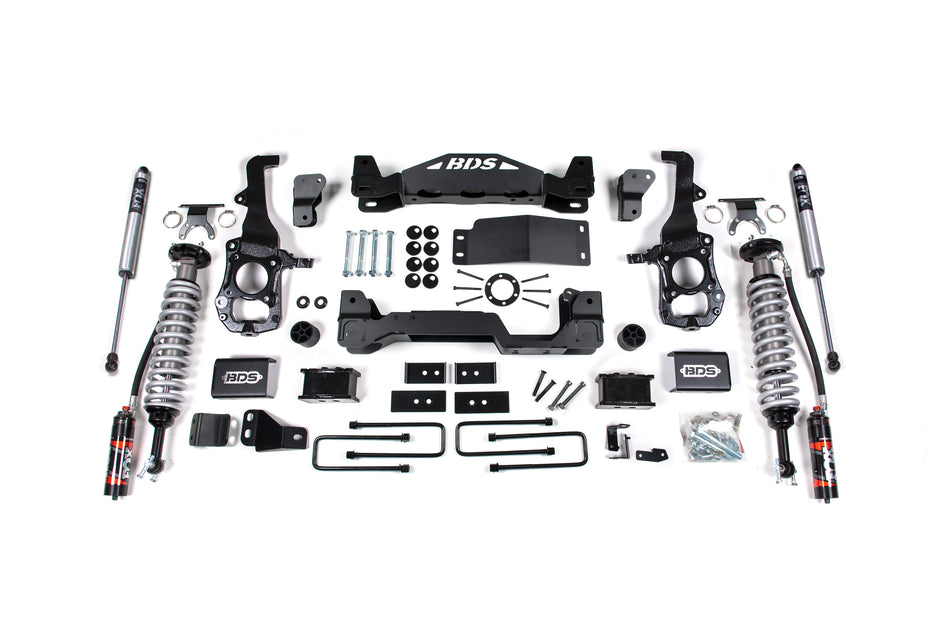 2021-2026 Ford F150 4wd  4" Suspension Lift Kit  2" Rear Lift  Block - Fox 2.5 P