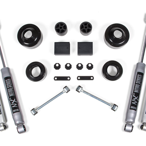 2007-2011 Jeep Wrangler (JK) 2Dr 2" Coil Spacer System