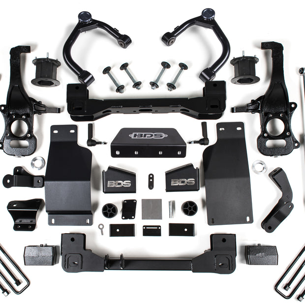 2019-2024 Chevy/GMC 1500 4wd 4" Suspension System - Diesel - Fox