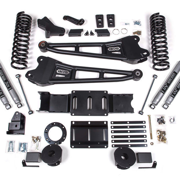 2019-2024 Ram 2500 4" Radius Arm Diesel - Rear AirRide - NX2 Shocks
