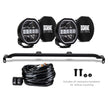 Mishimoto BNLT-BR-21M-B27 7 Bumper Round Lights  Fits Ford Bronco 2021+ W/Modular Bumper