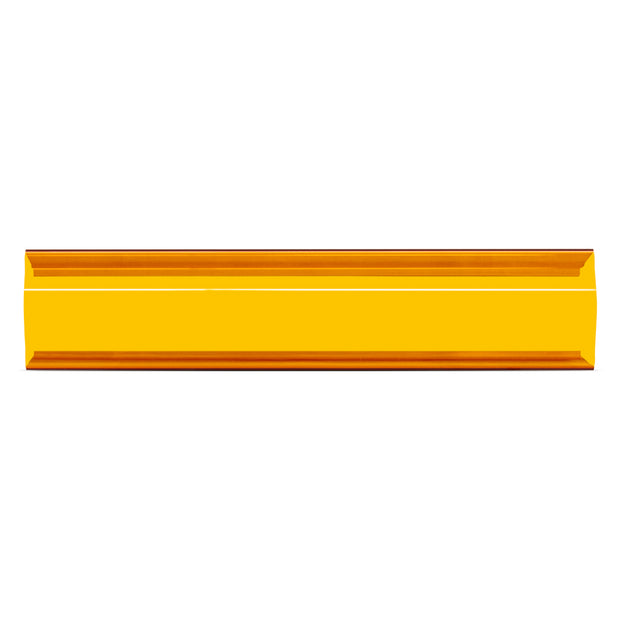 Borne Off-Road BNLT-COV-SS10YL Light Bar Cover  Amber  Single Row 10 In