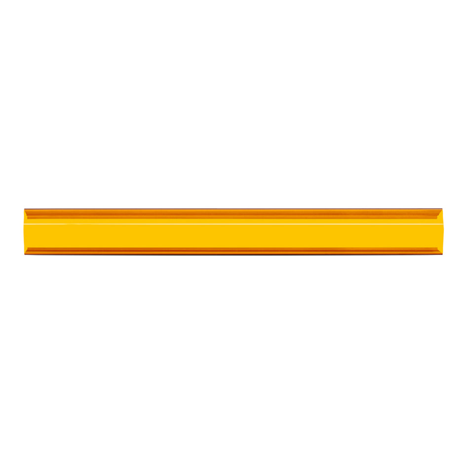 Borne Off-Road BNLT-COV-SS20YL Light Bar Cover  Amber  Single Row 20 In
