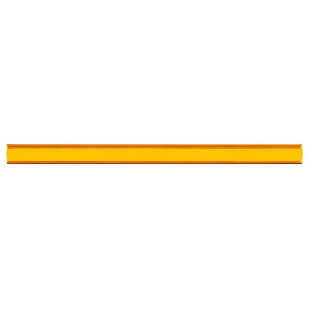 Borne Off-Road BNLT-COV-SS40YL Light Bar Cover  Amber  Single Row 40 In