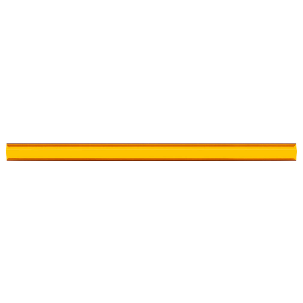 Borne Off-Road BNLT-COV-SS50-YL Light Bar Cover  Amber  Single Row 50 In