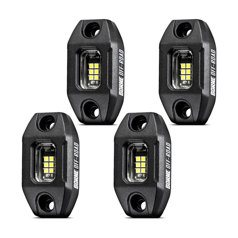 Borne Off-Road BNLT-RL-4T Rock Light (4)  Long Harness