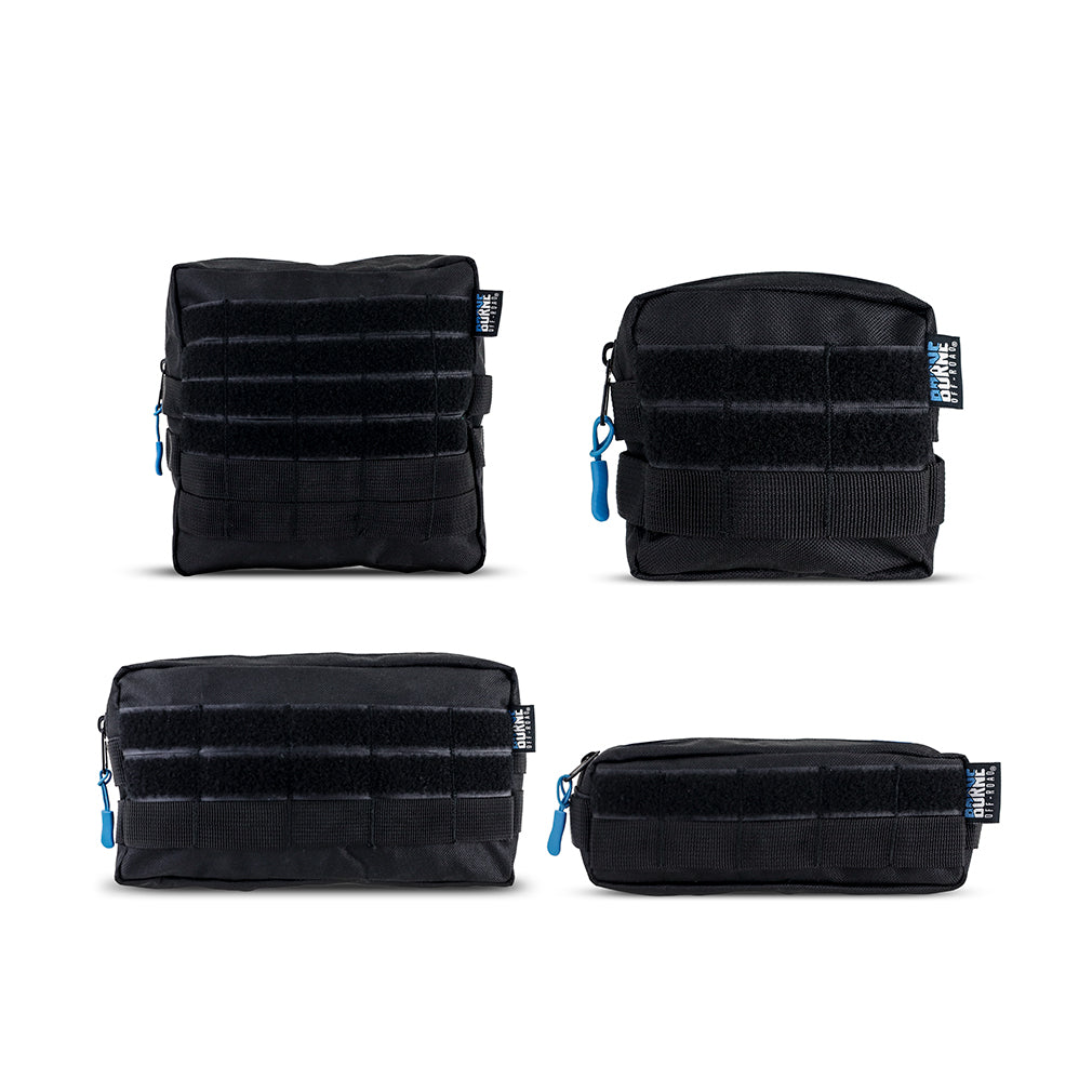 Borne Off-Road BNMP-B-001 Molle Pouch Set  4-Pack