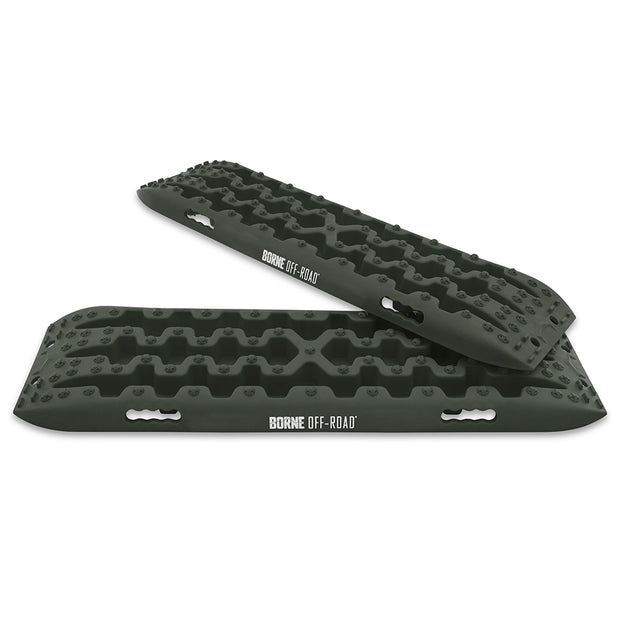 Borne Off-Road BNRB-109OD Traction Board Set  Olive Drab